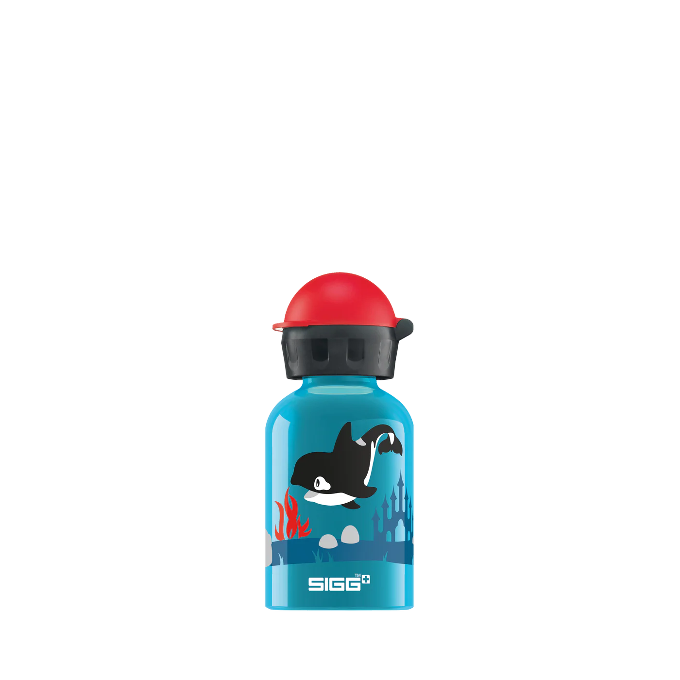 Botella de agua infantil KBT Orca Family de 0,3 L