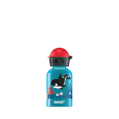 Botella de agua infantil KBT Orca Family de 0,3 L