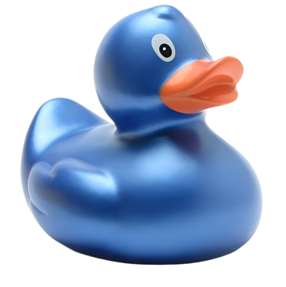 Pato Azul Metálico