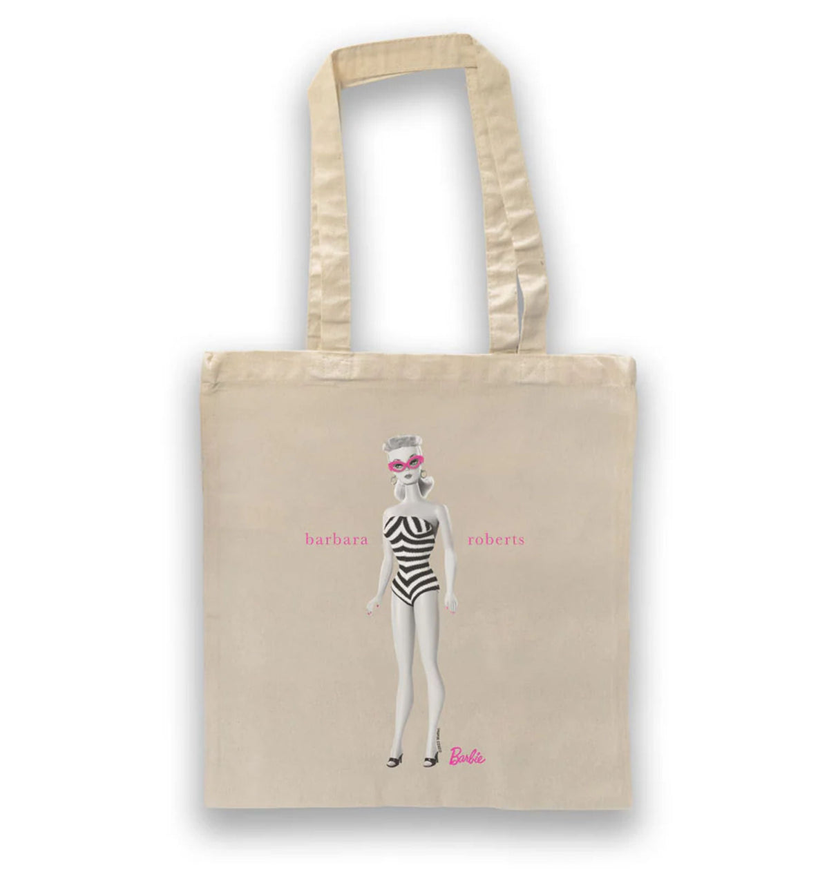 Tote bag Barbie maillot zèbre iconique