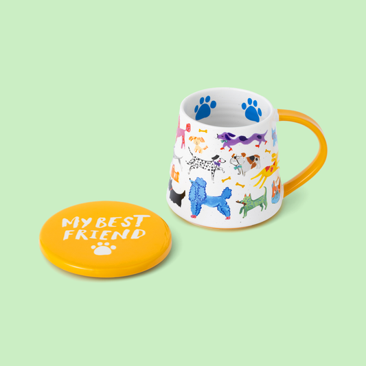 Tasse et sous-verre du Club des Chiens Cool