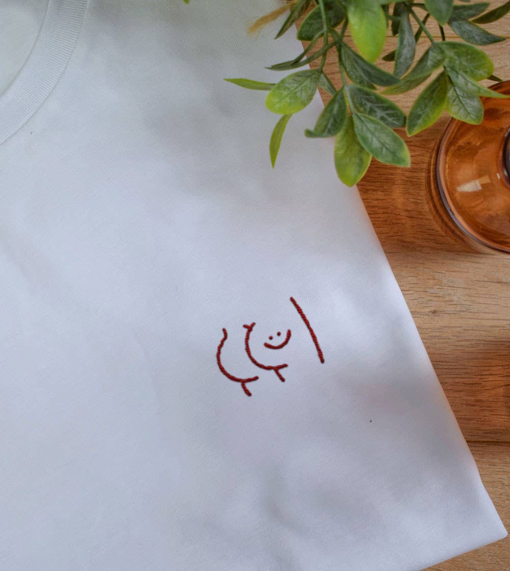 T-shirt brodé - P'tit cul