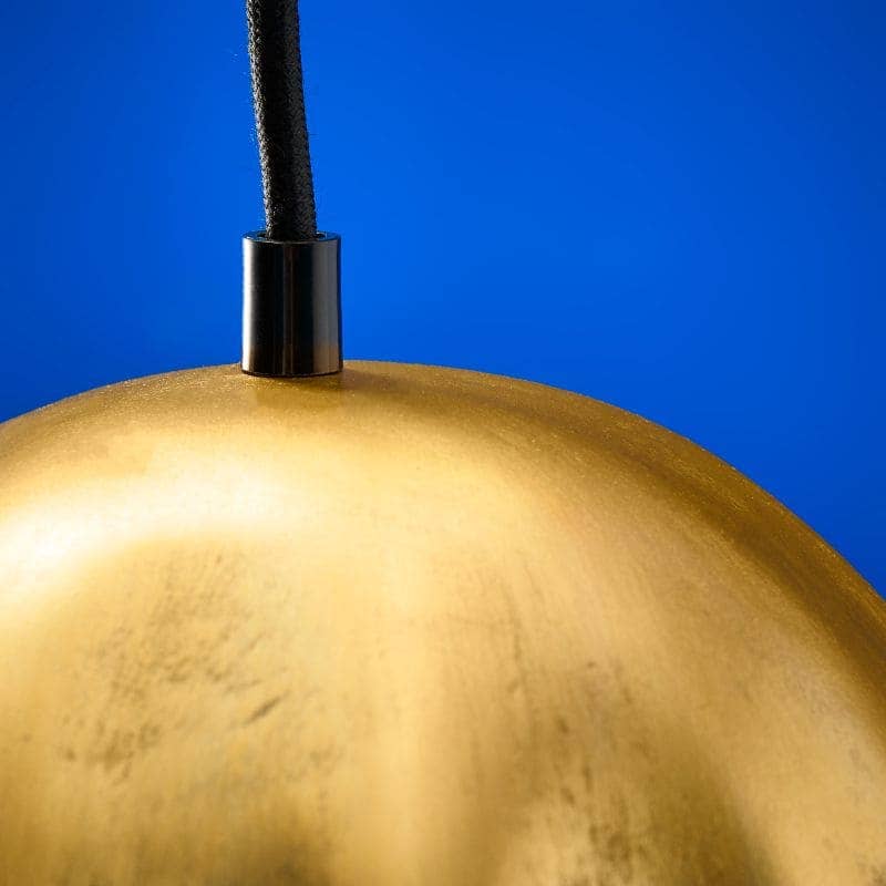 Ava ceiling light, gold, 22.5 x 21.5 x 42 cm