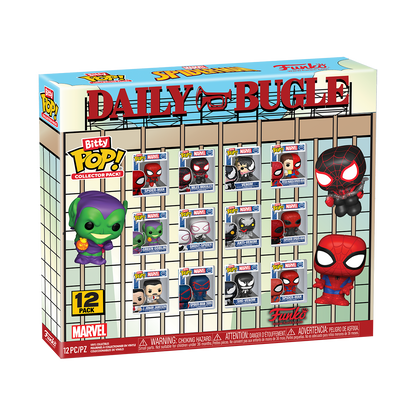 Bitty Pop! Collector Pack Spider-Man 12-Pack – visuel officiel Funko