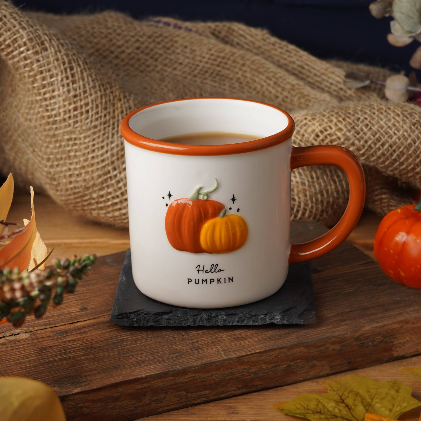 Taza de calabaza "Hola Calabaza"