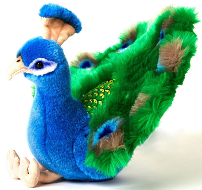 Pavo real - 19 cm (altura) - peluche