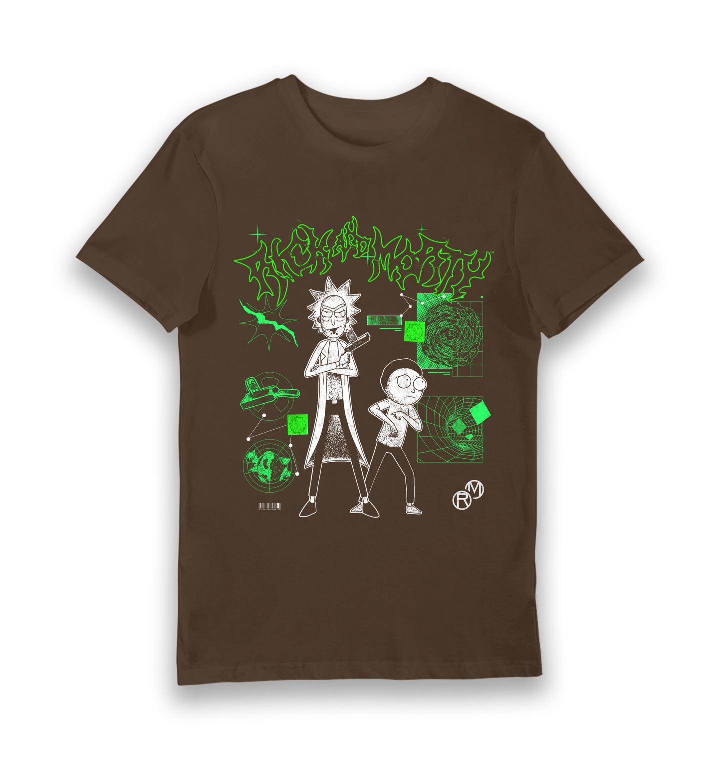 T-shirt adulte Rick and Morty Portal Math