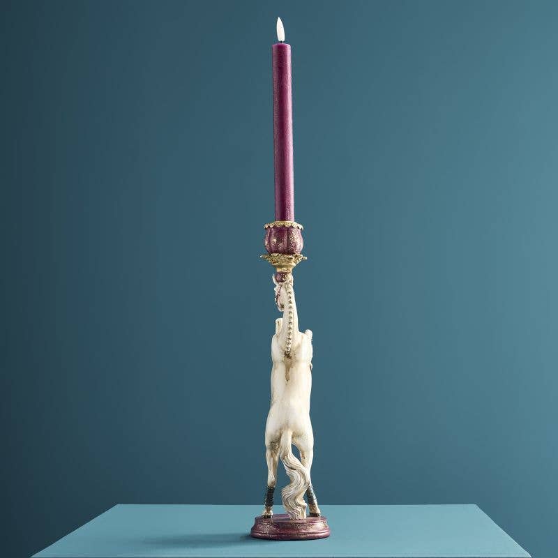 White Circus Horse Chandelier