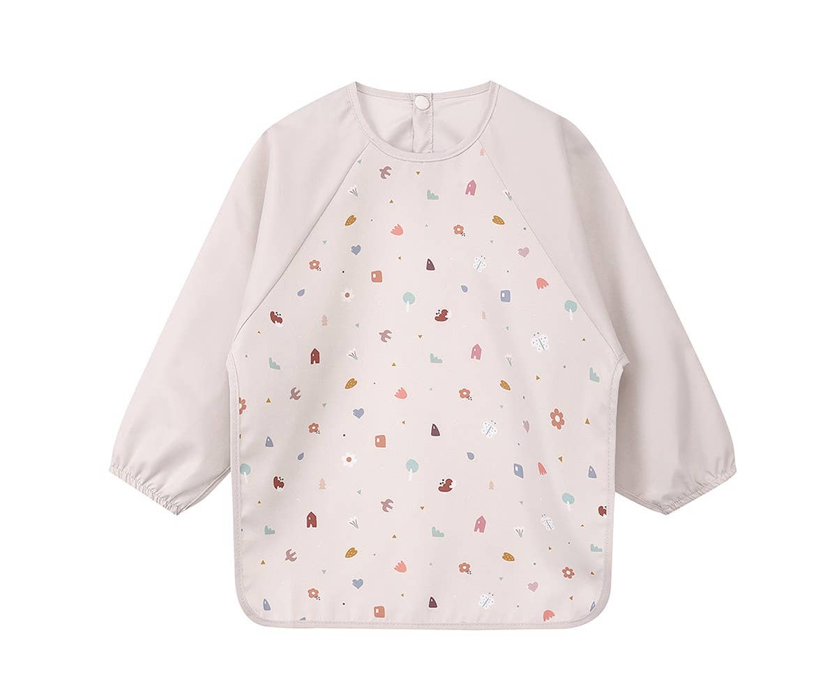 Geometric Nature Sleeved Bib