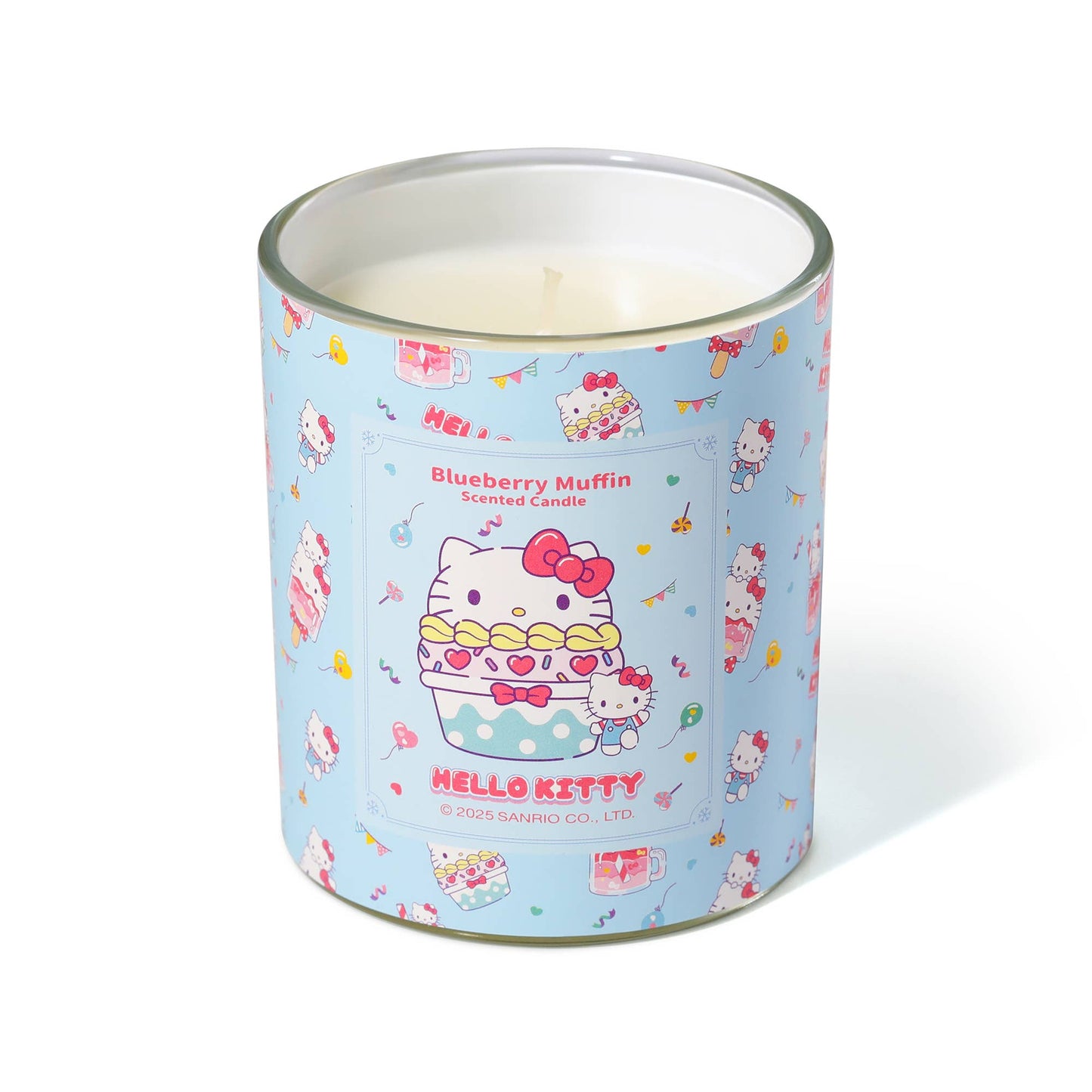Bougie Imprimé Original Hello Kitty, Parfum Muffin aux Myrtilles