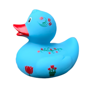 Canard Hollande Tulipes - Bleu