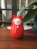 Chat Daruma Rouge “Chance”