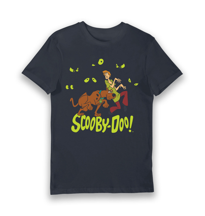 T-shirt adulte Scooby-Doo Scooby et Shaggy effrayés