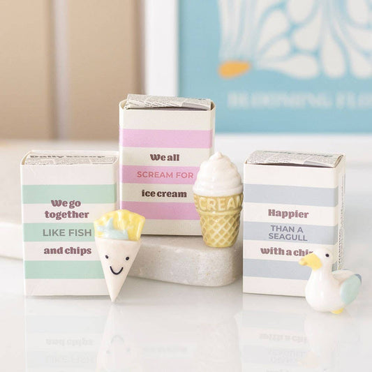 Ensemble de 24 jetons cadeaux Mouette et Glace en vitrine