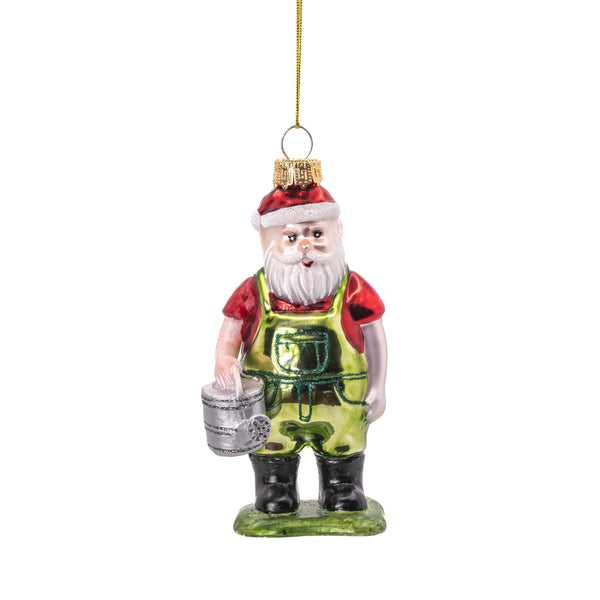 Palline di Natale Babbo Natale Giardiniere