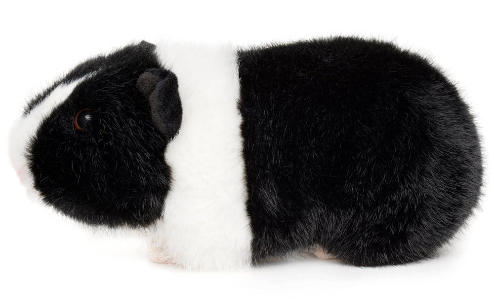 Peluche Cochon Dinde Noir et Blanc