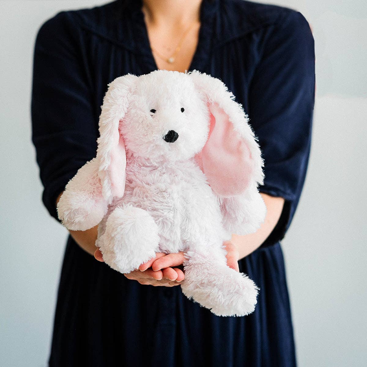 Garrafa de água quente de peluche Warmies, coelho rosa