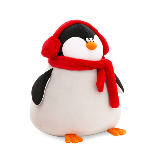 Peluche pingüino con bufanda - 20 cm - 0+