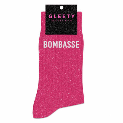 Chaussettes à Paillettes Bombasse Fuschia