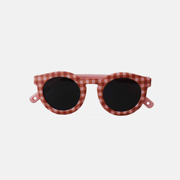 Lunettes de soleil Bébé Hop'Pop – CAT 4 – Vichy Rose