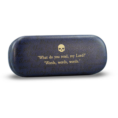 Estojo para óculos (rígido) - Shakespeare (Hamlet)