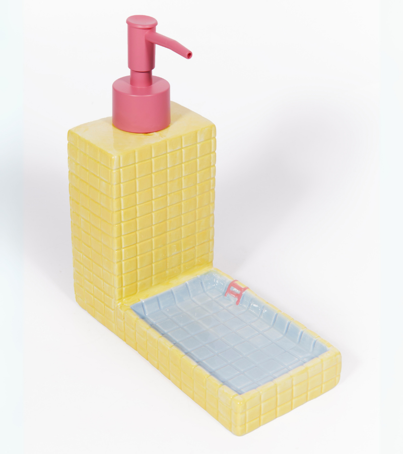 Pool soap dispenser