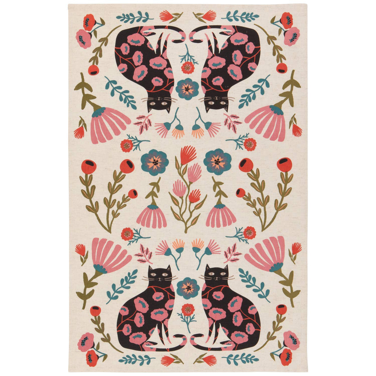Set di 2 strofinacci Catbloom