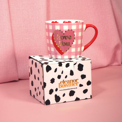 Taza de corazones “Te quiero”