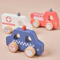 Article Enfant Jouets pour Véhicules d'Urgence en Bois