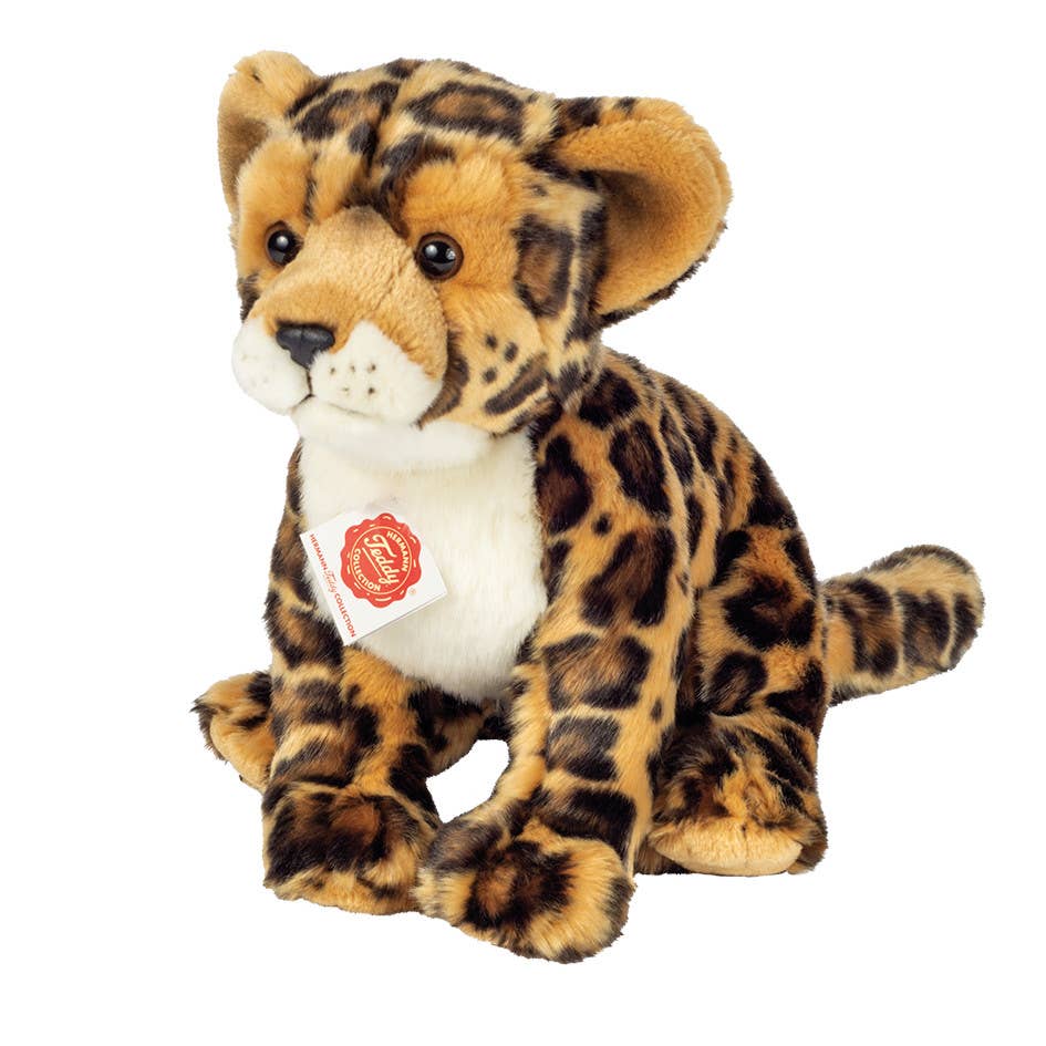 Peluche leopardo seduto