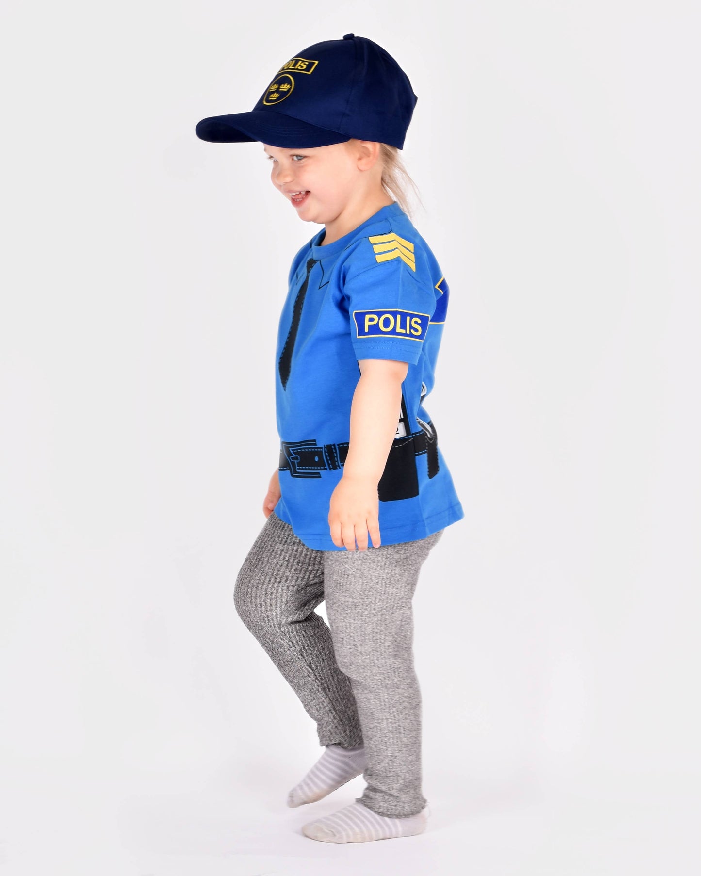 Organic cotton Police t-shirt 98-104 cm 2-4 years