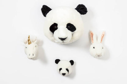 Miniaturas de cabeças de animais de peluche para decoração de parede: Conjunto para oferta