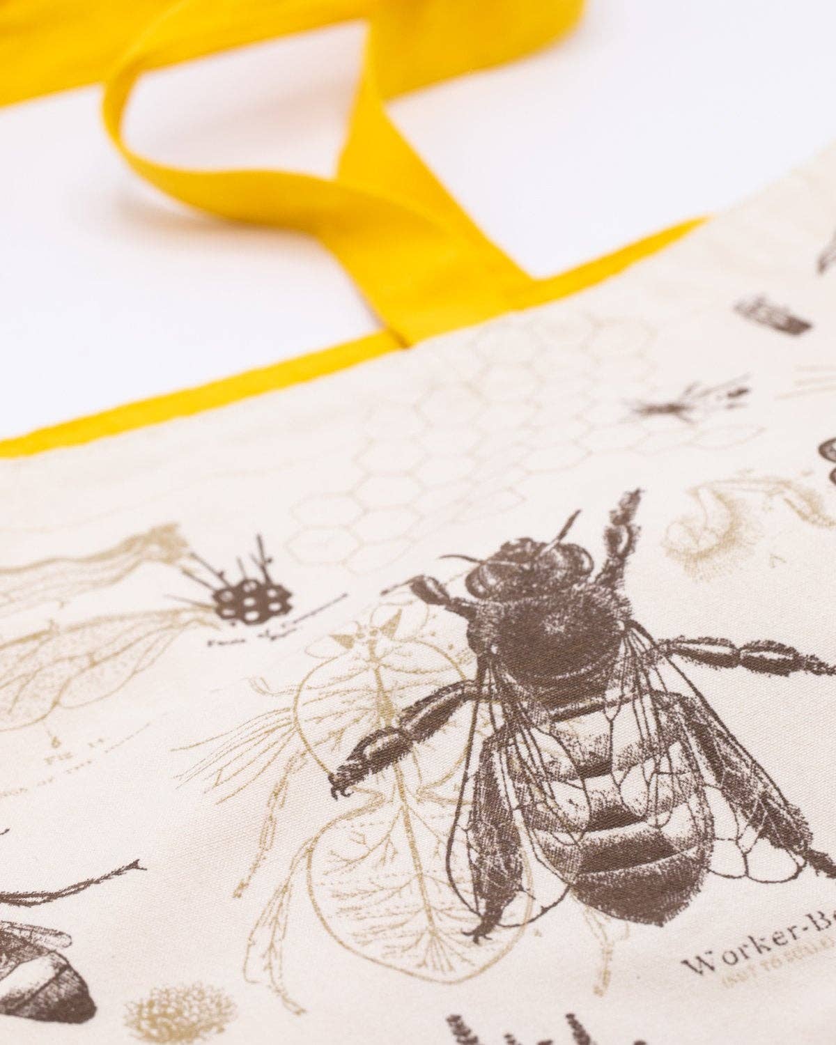 Sac fourre-tout en toile avec motif d'abeille – produit scientifique Cognitive Surplus EU, vue 4