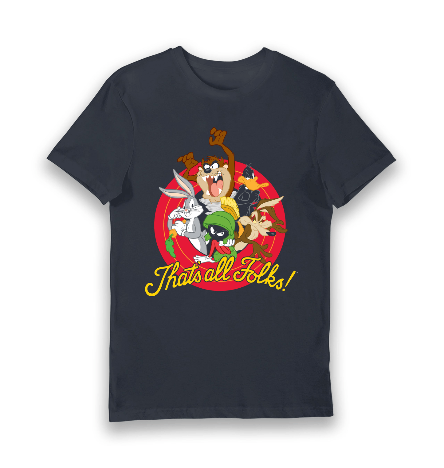 T-shirt adulte Looney Tunes That's All Folks personnages