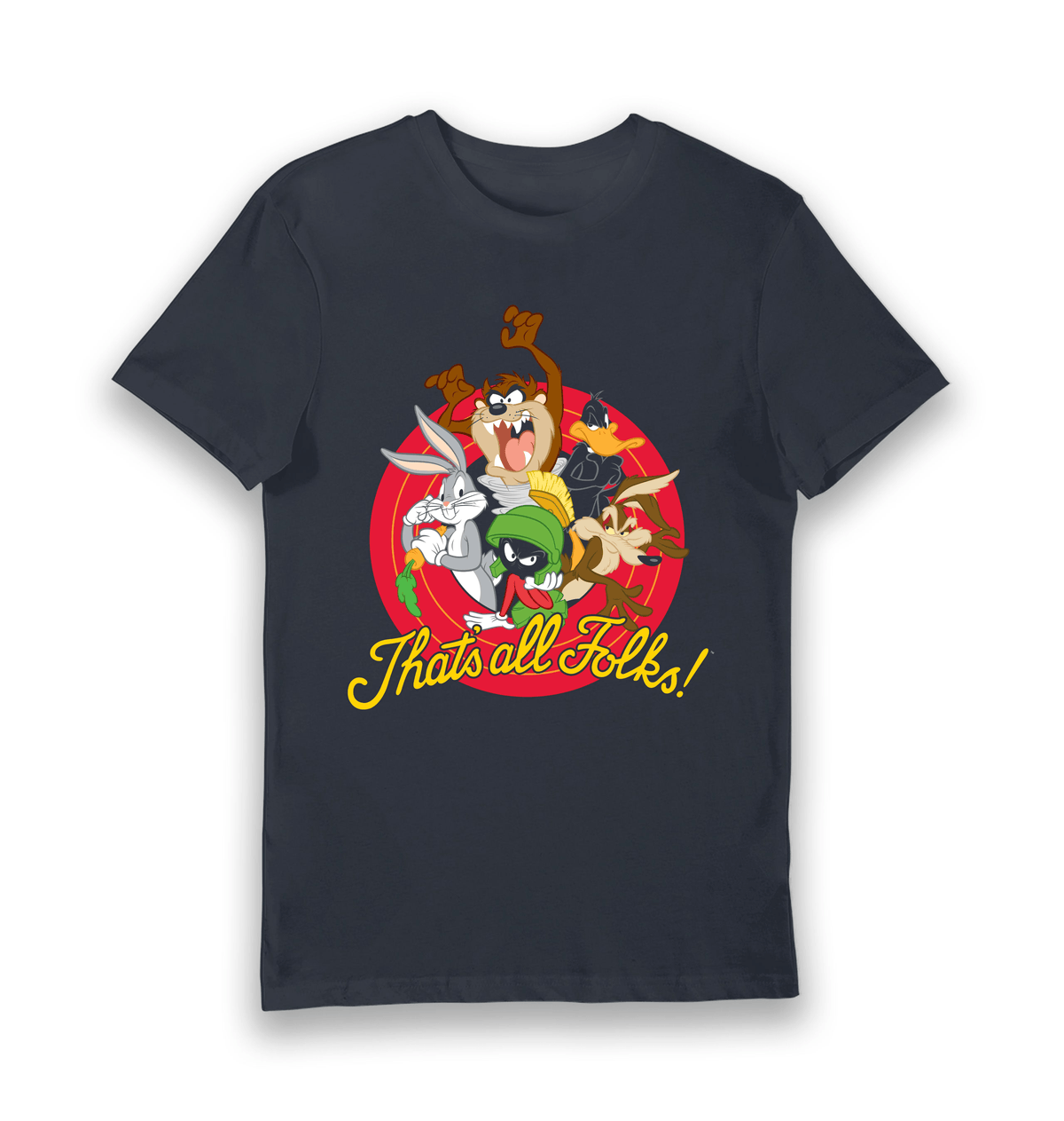 T-shirt adulte Looney Tunes That's All Folks personnages
