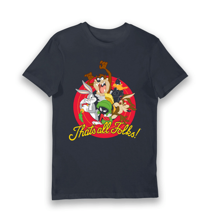 T-shirt adulte Looney Tunes That's All Folks personnages
