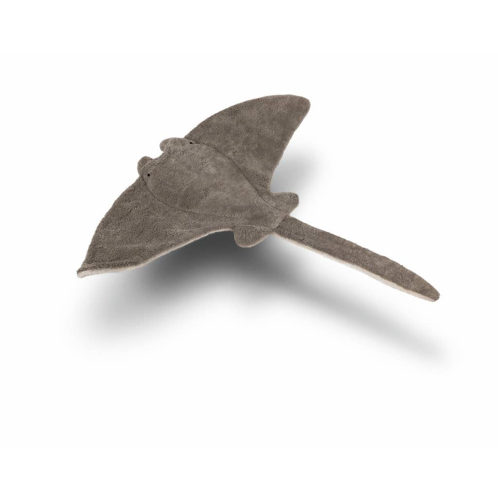 Peluche de manta raya grande | Gris