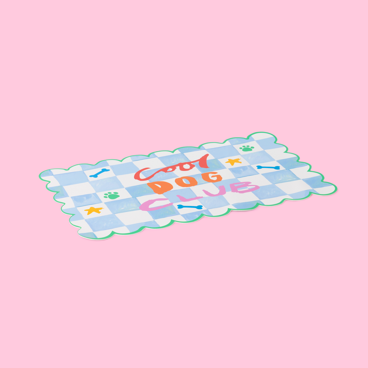 Tapis de Nourriture pour Animaux Cool Dog Club