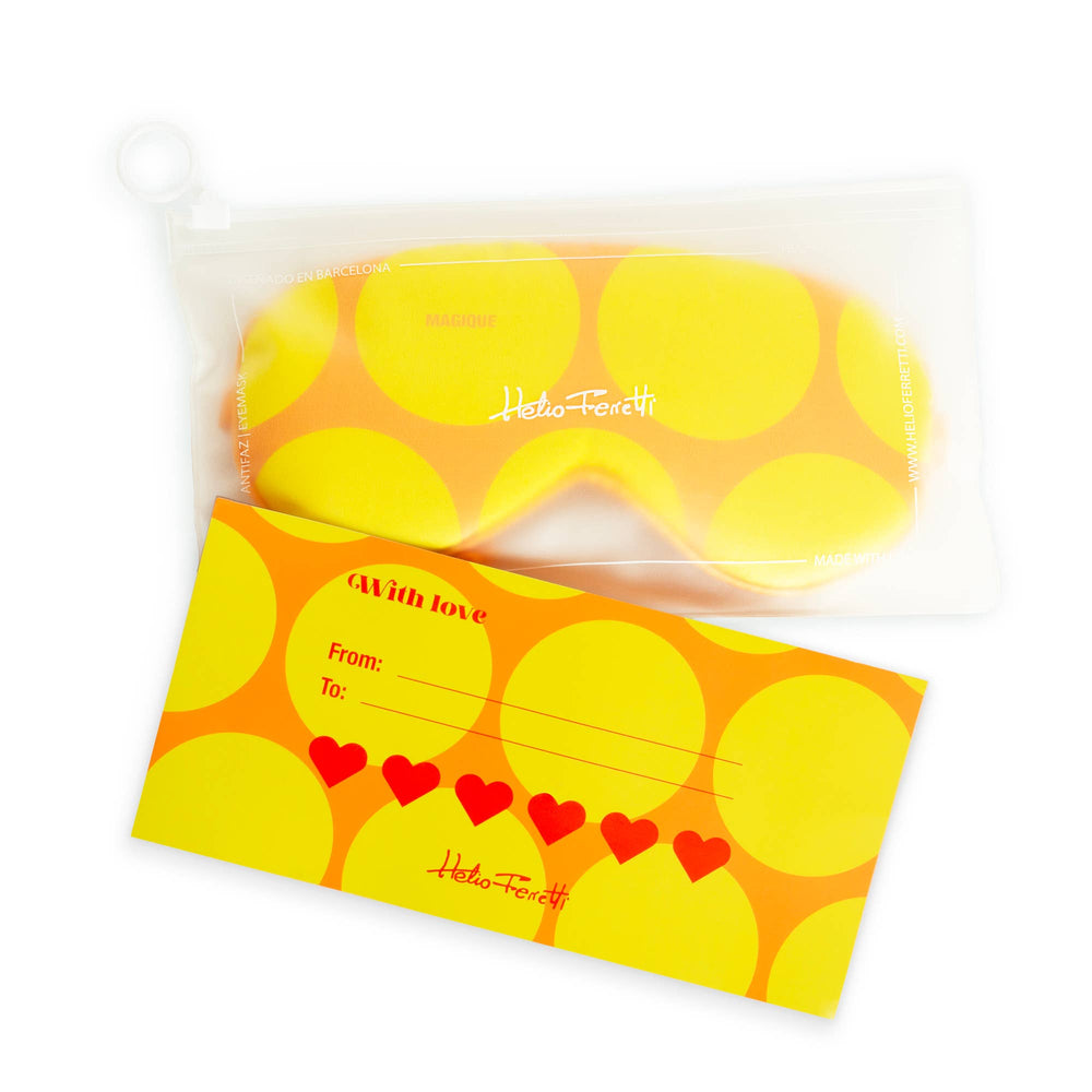 Gold Dot Sleep Mask