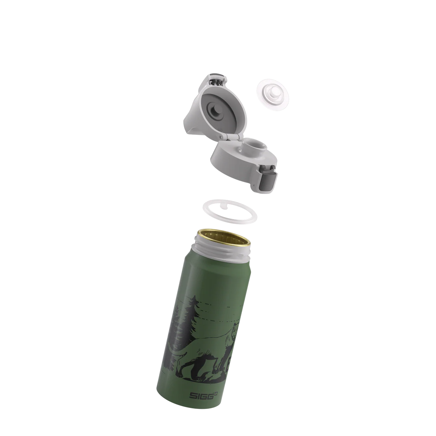 Botella de agua WMB ONE Kids Mountain Lion de 0,6 L