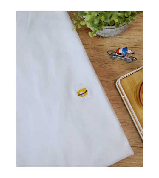 T-shirt Brodé - Pastis
