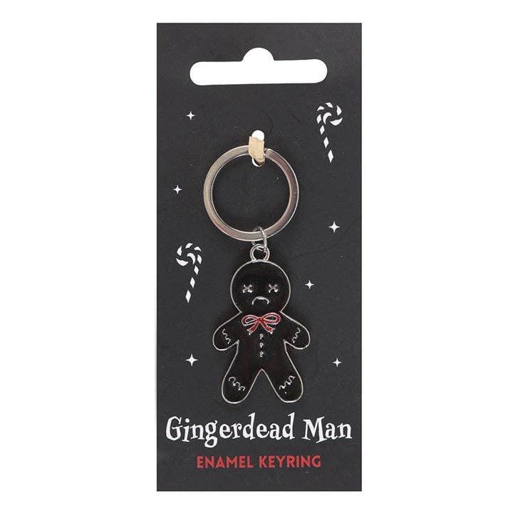 Gotische kerst peperkoekman sleutelhanger