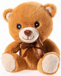 Heunec Plüschbär mit Schleife — 16 cm, 2 mögliche Farben