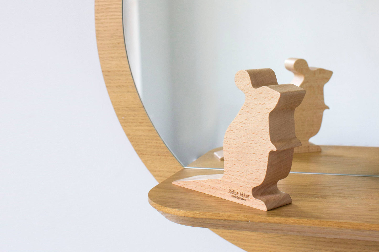 Cale-porte en bois Souris Mimi