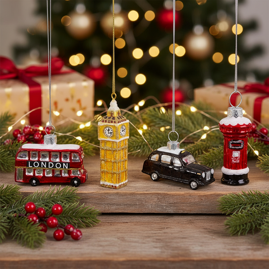 Mini bolas de Navidad de Londres