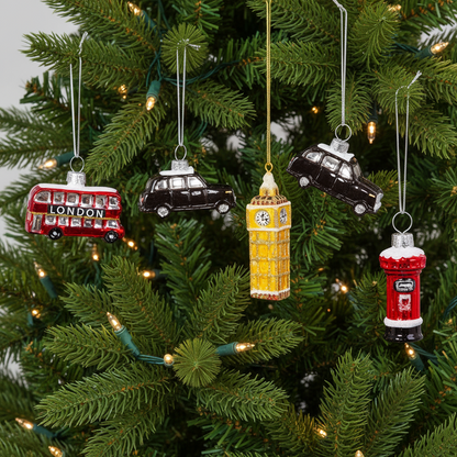 Mini bolas de Navidad de Londres