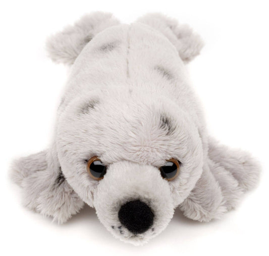 Peluche de foca (gris con lunares)