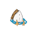 Pin’s Canard Blanc "Courage"