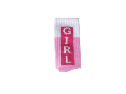 Chaussettes Enfant Girl Power - Rose