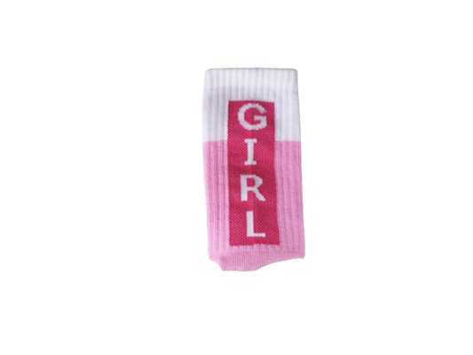 Chaussettes Enfant Girl Power - Rose
